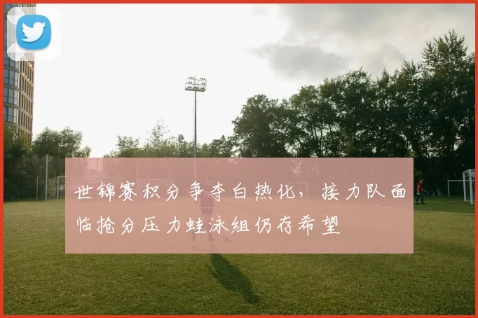 世锦赛积分争夺白热化，接力队面临抢分压力蛙泳组仍存希望