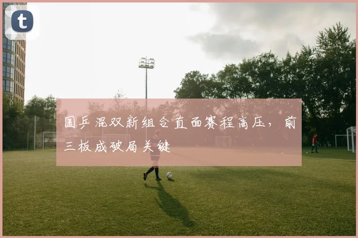 国乒混双新组合直面赛程高压，前三板成破局关键 - 88看球
